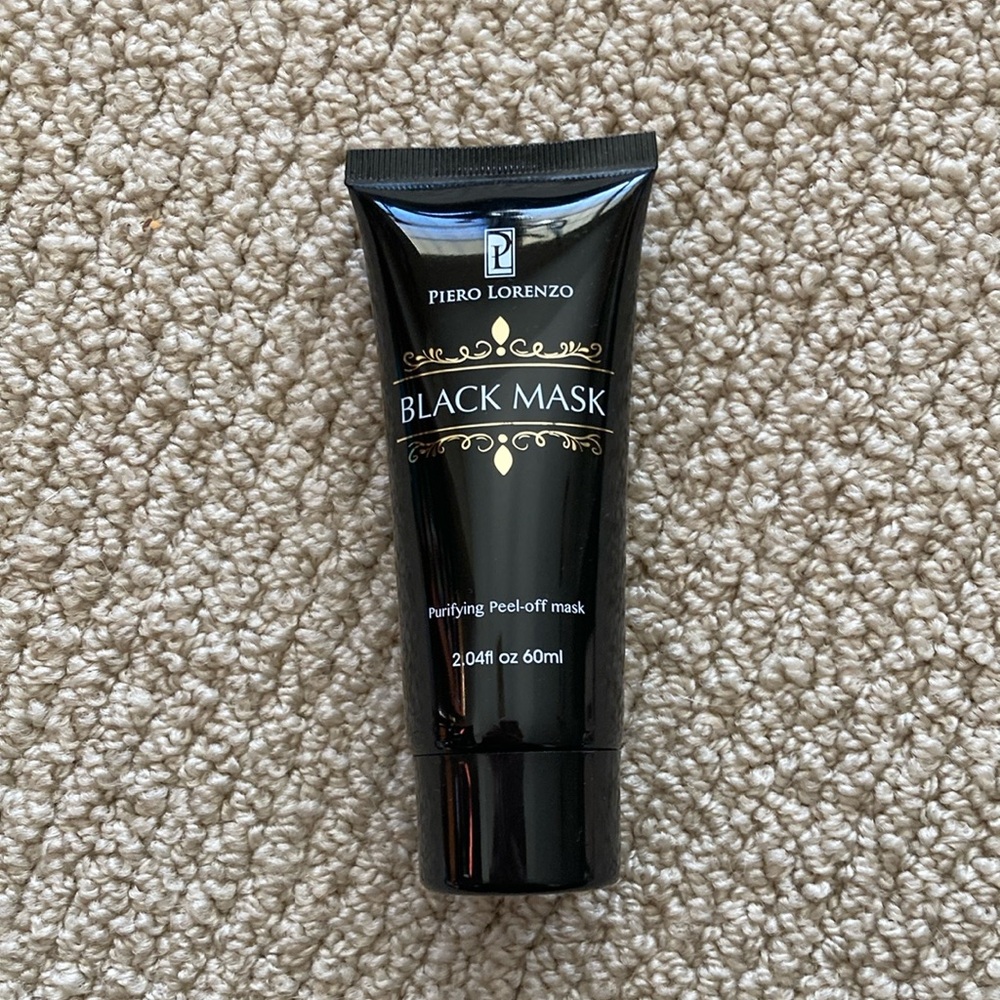 Piero Lorenzo Black Mask Purifying Peel-Off Mask 2.04 fl oz 60 mL Like New